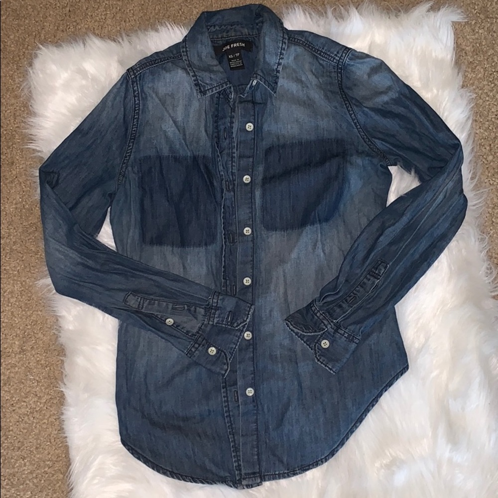 Denim Button Down Shirt